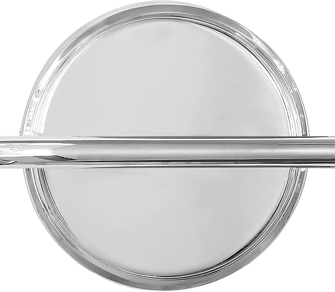JONATHAN Y 10.75" Chrome Modern Integrated LED Vanity Light Wall Sconce for Bathroom, Clear Bubble Acrylic Shade Minimalist Art Deco Light for Hallway, Entryway, 4000K (JYL7223A)