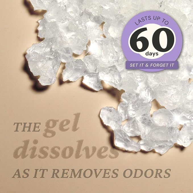 Fresh Wave Lavender Odor Eliminator Gel 15 oz - Air Freshener for Home | Lasts 30-60 days. Plant-based odor absorber. No perfumes or harsh chemicals. Bathroom & closet deoderizer. Refills available.