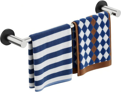 ULIBERMAGNET Heavy Duty Magnetic Towel Bar,1 Set Magnetic Towel Holder Rail Silver with Adjustable Length, Non-Slip Stainless Steel Towel Rail for Refrigerator, Oven, Dishwasher, Cabinet, Laundry