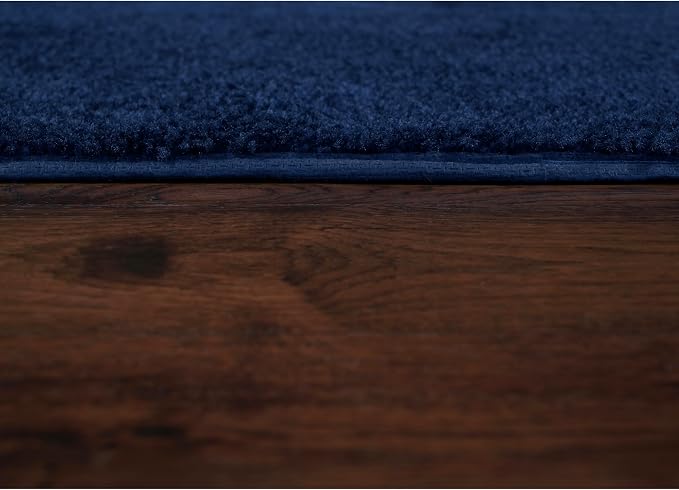Garland Rug Traditional Bath Rug Set, 2-Piece Set, Navy