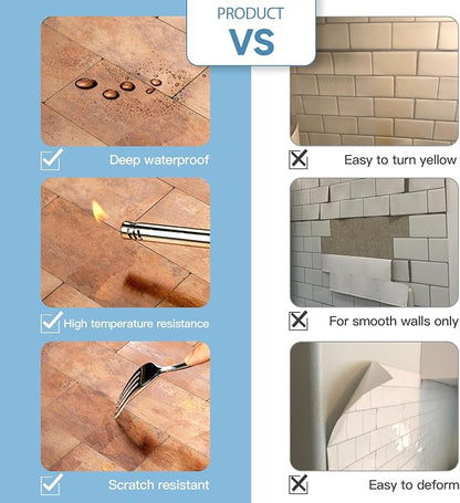 2026 New Upgrade Peel and Stick Backsplash Tile, Peel and Stick 11.34" X 11.57" Wall Tile for Kitchen, Bathroom, Fireplace, Laundry (Copper Metal, 10 Packs)