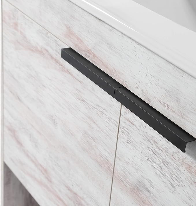 Phoenix 30 Inch Bathroom Vanity with Sink – Modern Design, Soft-Close Doors, Storage Drawers, Durable Build – Rustic Vanity for Small Bathrooms (Full Assembly Required)