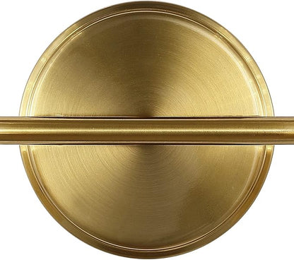 JONATHAN Y 10.75" Brass Gold Modern Integrated LED Vanity Light Wall Sconce for Bathroom, Clear Bubble Acrylic Shade Minimalist Art Deco Light for Hallway, Entryway, 4000K (JYL7223B)