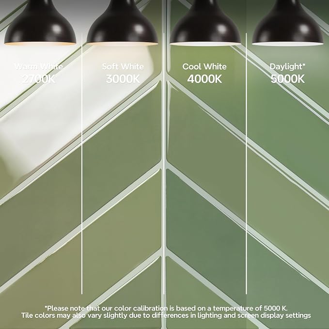 STICKGOO Herringbone Peel and Stick Backsplash, Olive Green, 10 Sheets | 12.6 x 9.7 in, Thicker Rectangular Vinyl Stick-On Wall Tiles, Easy Alignment, Waterproof, Easy to Clean, Kitchen/Bathroom
