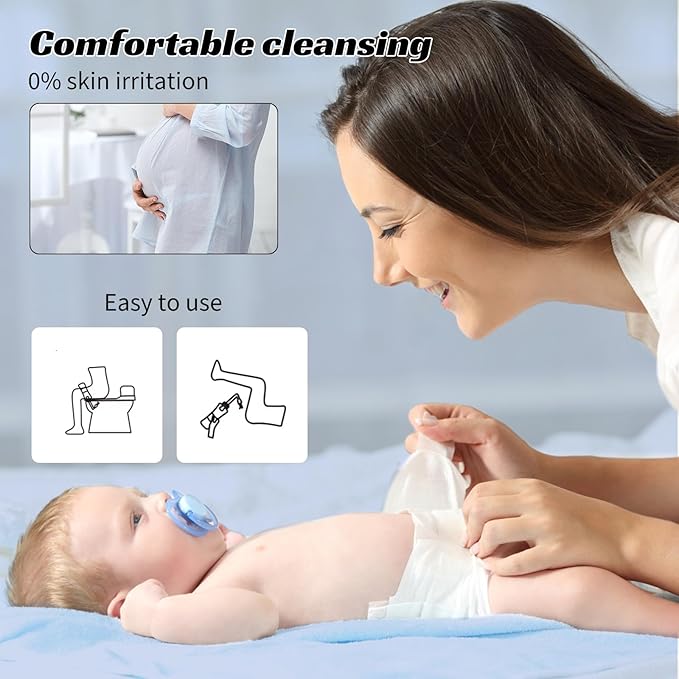 Portable Bidet for Travel,Rechargeable Waterproof Sprayer,Black | Portable Rechargeable Waterproof Bidet Sprayer for Travel, High Pressure Handheld Bidet for Personal Hygiene Cleaning