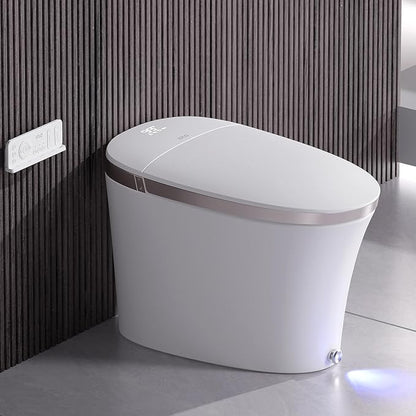 EPLO iX7 MT ADA Smart Toilet With Bidet Heated Seat Auto Flush Foam Shield | Kick Flush,NO AUTO Open Function, Night Light, Warm Wash, High-Speed Dryer,Japanese Elongated Toilet Comfort Height Design