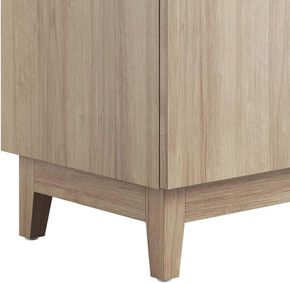 Modway EEI-6400-OAK Miles 36” Bathroom Vanity Cabinet (Sink Basin Not Included), Oak