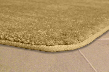 Garland Rug Traditional Plush Washable Nylon Rug, 30-Inch by 50-Inch, Linen (Pack of 4)