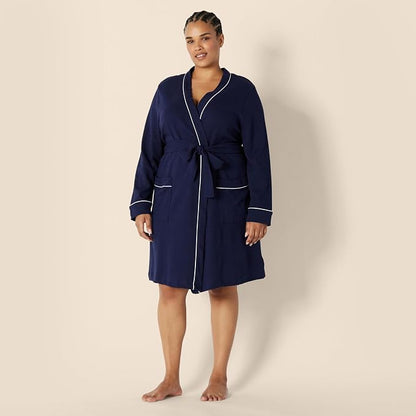 Amazon Essentials Women's Lightweight Waffle Full-Length Bath Robe (Available in Plus Size)