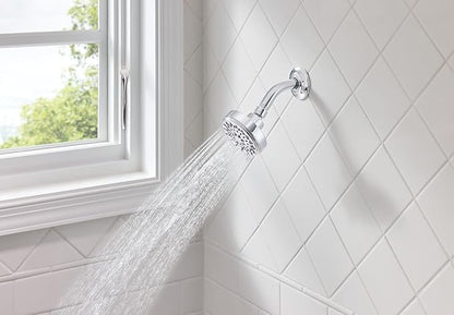 Moen Ignite Chrome Five-function Shower Head With 2.5 GPM High-Pressure Spray, 20090 (Pack of 2)