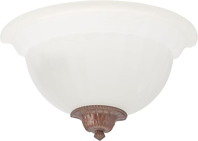 Designers Fountain Value Wall Sconce Light, 6.25 Inch Lighting Fixture for Bedroom, Bathroom and Entryway, Assorted Cap Finishes, 6021-AST