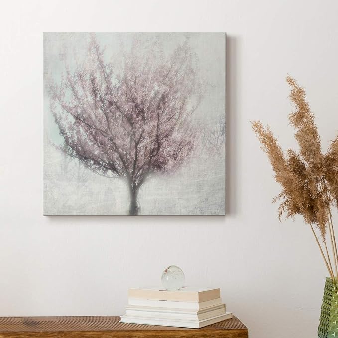 Renditions Gallery Blossoms of Spring Wall Art, Premium Gallery Wrapped Canvas Decor, Ready to Hang, 10 in H x 10 in W, Made in America Print