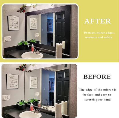 Teemall 10M Black Wood Grain Removable PVC Waterproof Border Wall Decor Removable Self Adhesive Kitchen Bathroom Tiles Sticker Wallpaper 4.2x390 (4inch)