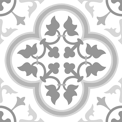 FloorPops FP2953 Remy Peel & Stick Floor Tiles, Grey