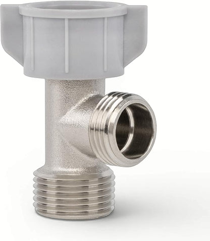 LUXE Bidet 7/8" x 7/8" x 1/2" Hybrid Metal & Plastic Cold Water T-Adapter | Only Compatible with NEO Series Bidets Attachments