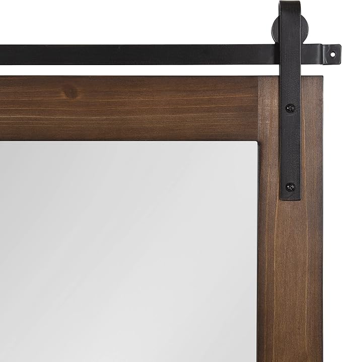 Kate and Laurel Cates Farmhouse Wall Mirror