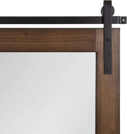 Kate and Laurel Cates Farmhouse Wall Mirror