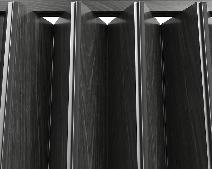 SmartStandard 48" x 80" Accordion Doors Interior, Double Walled, Black | Easy to Assemble, Save Space, PVC Accordion Folding Doors for Closet Doorway Basement, with Track and Hardware