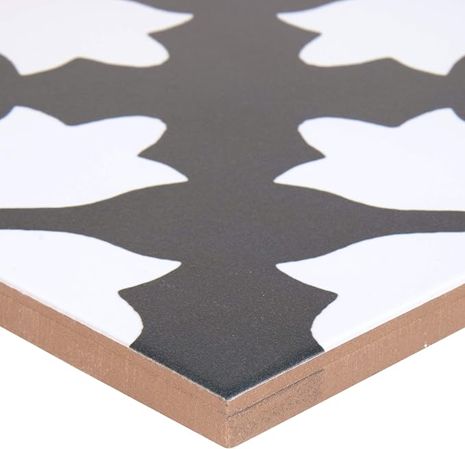 MSI Kasbah Encaustic 8 in. x 8 in. Matte Porcelain Wall Tile for Bathroom, Floor, Kitchen Backsplash and Countertop