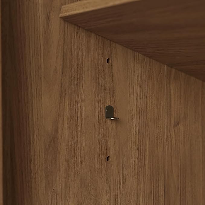 OVE Decors Indy 48 in. Undermount Single Sink Bathroom Vanity with White Engineered Marble Top, Warm Walnut