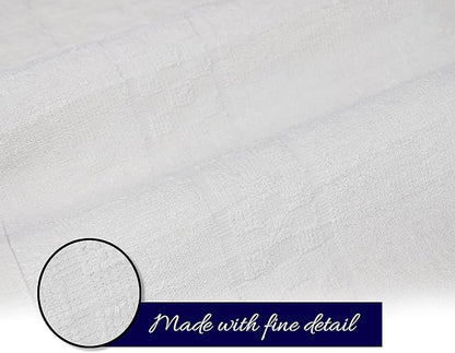 ZUPERIA 7-Pack White Bath Towels - 30" x 54" - Ultra Soft 100% Cotton Large Bath Towels- Highly Absorbent for Bathroom, Pool, Gym, Spa, and Hotel Use