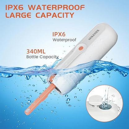 Portable Bidet for Travel, Rechargeable Electric Travel Bidet Sprayer with LED Display, 340ml Bottle Capacity, Waterproof High Pressure Handheld Travel Bidets for Men Women Cleaning