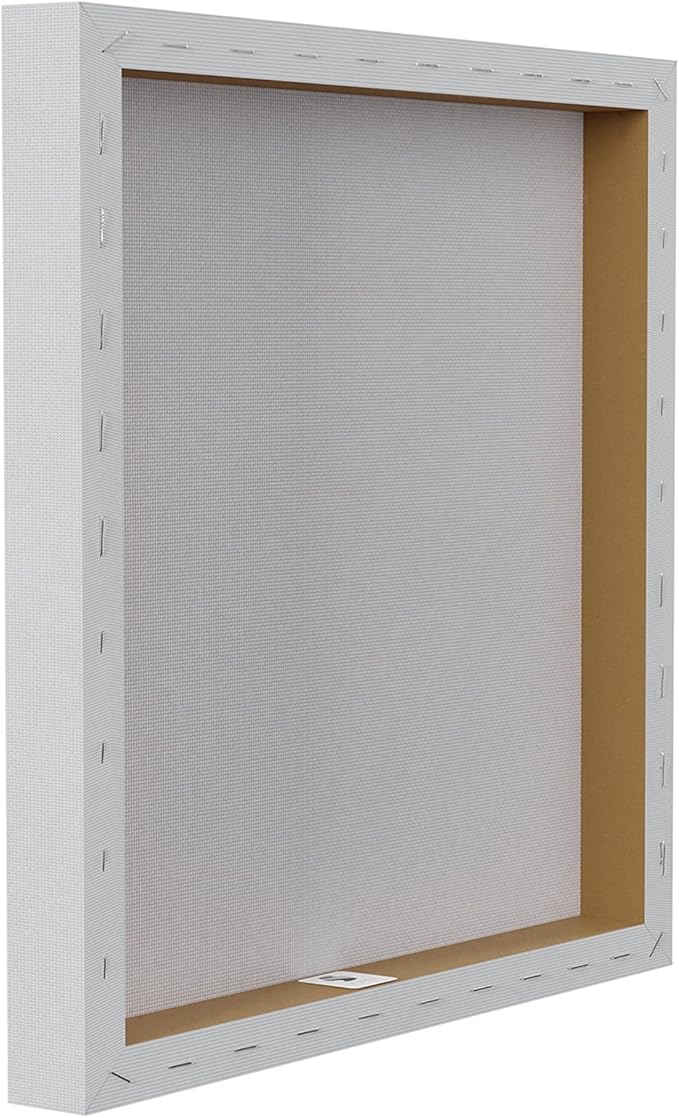 Stupell Industries 'Plaid Cabin Bathroom Country Wood Textured'| Canvas Art | Stupell Industries | 17 x 17 Inches, Easy to Hang and Sturdy, Made in USA, by Lauren Gibbons