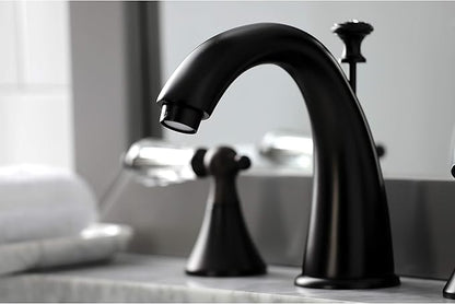 Aqua Eden KS2975WLL 8 in. Widespread Bathroom Faucet, Oil Rubbed Bronze