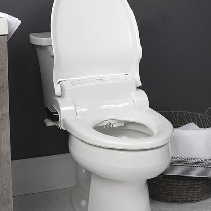 Bio Bidet Bliss BB1000 Electric Bidet Toilet Seat, Warm Water with Air Dryer, Heated Seat with Slow Close Lid, Remote Control, Elongated White