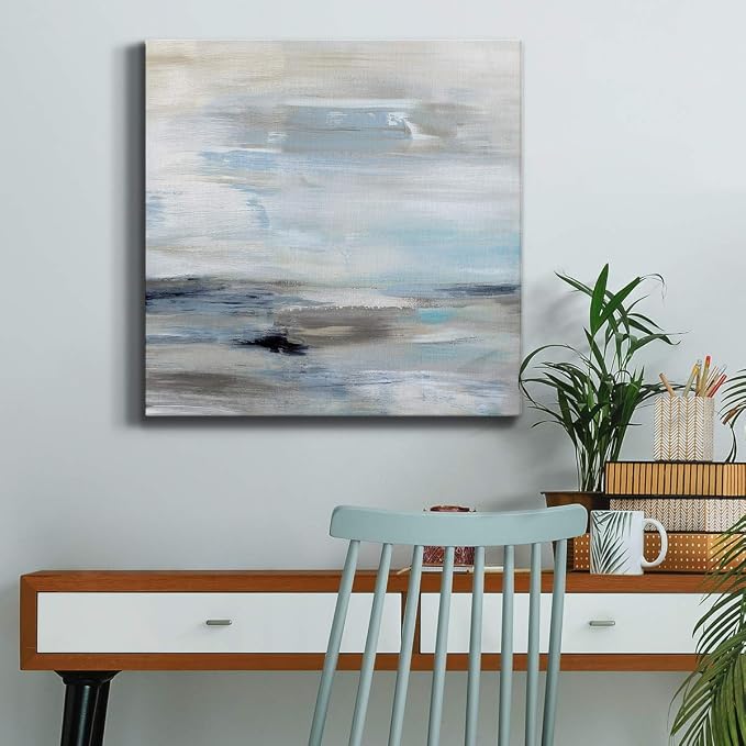 Renditions Gallery Gulf StreamWall Art, Premium Gallery Wrapped Canvas Decor, Ready to Hang, 24 in H x 24 in W, Made in America Print