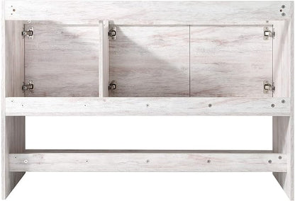 Phoenix 48 Inch Bathroom Vanity with Sink – Modern Design, Soft-Close Doors, Storage Drawers, Durable Build – White Vanity for Small Bathrooms (Full Assembly Required)