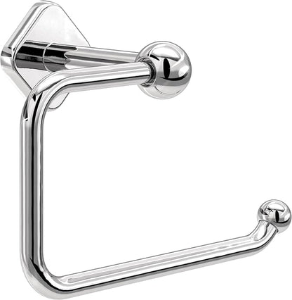 Franklin Brass Gainsville (1-Pack) Toilet Paper Holder, Euro Single Post Tissue Roll Wall Mount TP Storage, Polished Chrome Bathroom Decor, Accessories GNV50-PC