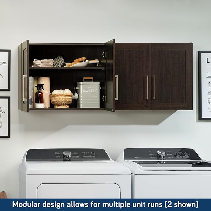 Sauder Homeplus Hanging Cabinet, Dakota Oak Finish