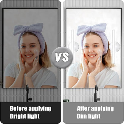 Benature LED Mirror Lights Portable Rechargeable Vanity Light 3 Brightness Touch Control Makeup Light for Bathroom Dressing Room 2 Packs | Portable, Rechargeable, 3 Brightness Levels, Touch Control, For Bathroom Dressing Room
