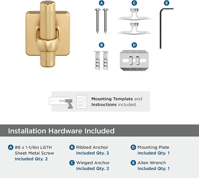 Amerock Bronx Champagne Bronze Single Prong Robe Hook, BH36563CZ