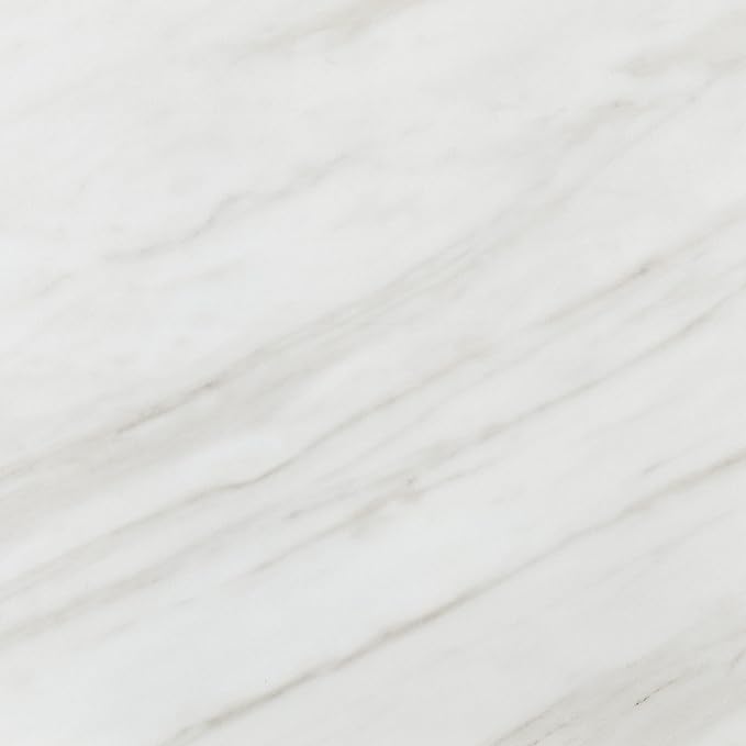 Daltile Perpetuo 24" x 24" Marble Look Porcelain Floor Tile in Polished Timeless White for Kitchen, Bathroom, Living Room Floors | (4 PC Per Carton) (15.2 SQFT Per Carton)
