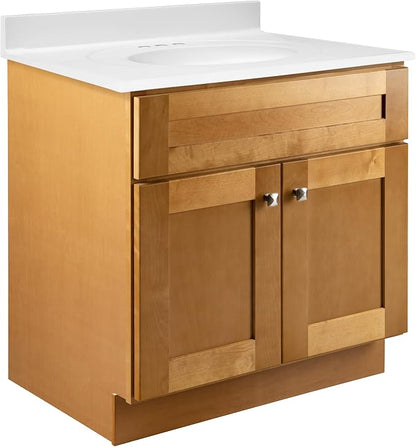 Design House Brookings Bathroom Vanity, 30", Modern Birch | Freestanding, Contemporary/Modern, Wood, Bath, 214544
