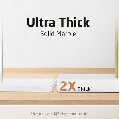 KES Gold Hand Towel Holder Stand, Marble Base, Countertop Swivel Towel Rack | Fits 2 Towels, Kithcen, Bathroom, Free Standing Design, 18/8 Stainless Steel Brushed Gold, BTH233-BZ