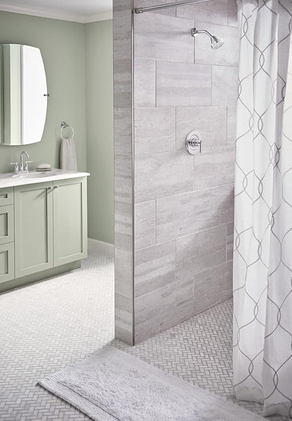 Moen Gibson Chrome Posi-Temp Pressure Balancing Eco-Performance Modern Shower Trim, Valve Required, T2902EP