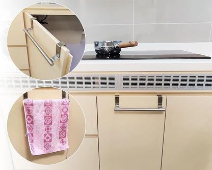 Kitchen Towel Holder Over Cabinet Door Towel Bar 2 Pieces Stainless Steel Kitchen Towel Hanger