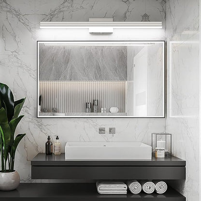 Ralbay 40inch Brushed Nickel Vanity Light with 5 Color Temperature (2700K-6000K) Dimmable Acrylic Metal 36W LED Modern Bathroom Lighting Over Mirror