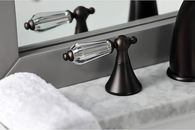 Aqua Eden KS2975WLL 8 in. Widespread Bathroom Faucet, Oil Rubbed Bronze