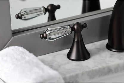 Aqua Eden KS2975WLL 8 in. Widespread Bathroom Faucet, Oil Rubbed Bronze