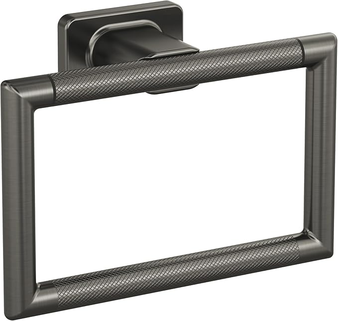 Amerock Bronx Gunmetal Closed Towel Ring, BH26612GM