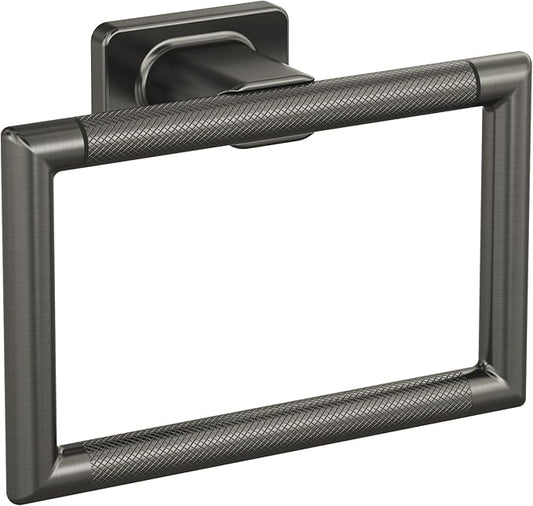 Amerock Bronx Gunmetal Closed Towel Ring, BH26612GM