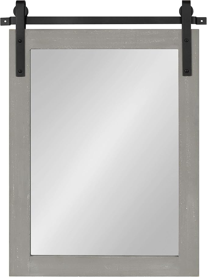 Kate and Laurel Cates Farmhouse Wall Mirror