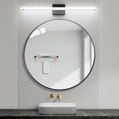 31.5inch Black LED Bathroom Vanity Light Bar 24W Modern Bath Light Fixture Over Mirror Vanity Light Cool White 6000K