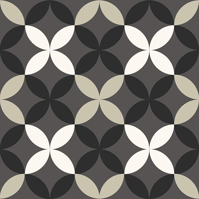 FloorPops FP3367 Arbor Peel & Stick Floor Tiles, Neutral