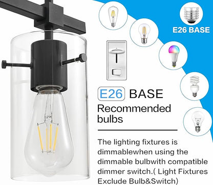 SOLFART 1 Light Vintage Vanity Light Bathroom Light Fixture Over Mirror Wall Sconces Black Bathroom Lighting