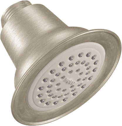Moen Eco-Performance One-Function Shower Head, Brushed Nickel, 6303BN